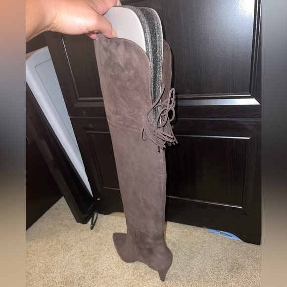 Women’s, Nine West, over the knee boots, dark brown, size 9.5, never been worn - Picture 7 of 7